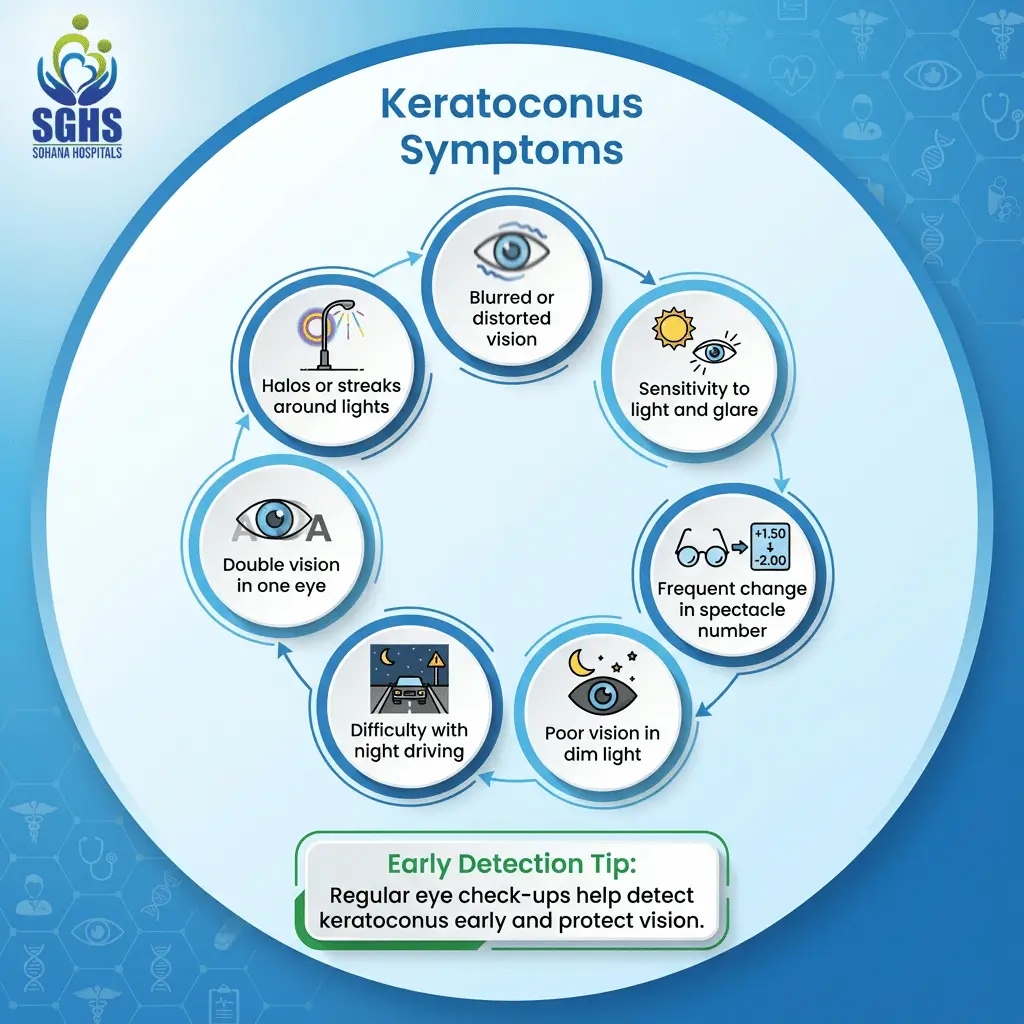 Symptoms of Keratoconus