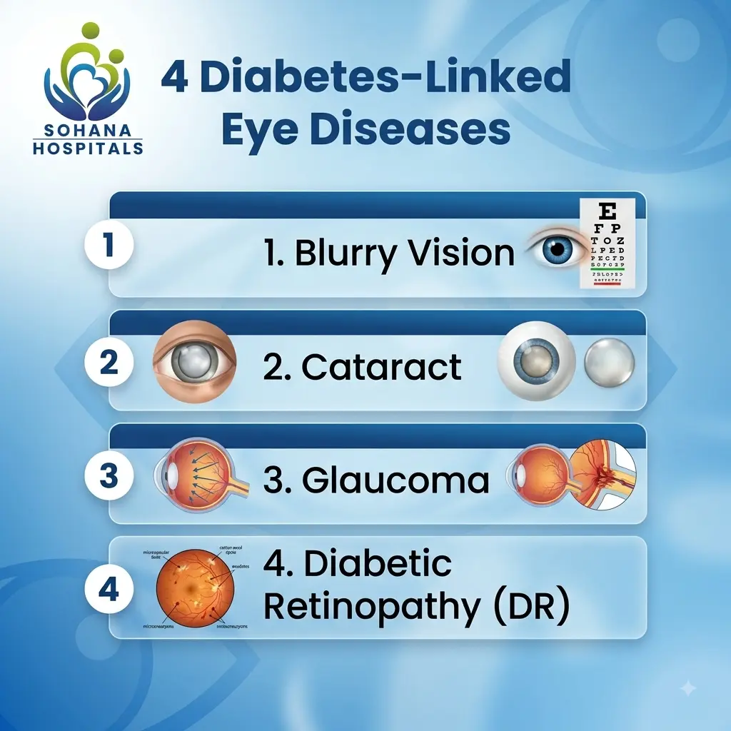 4 Diabetes-Linked Eye Diseases