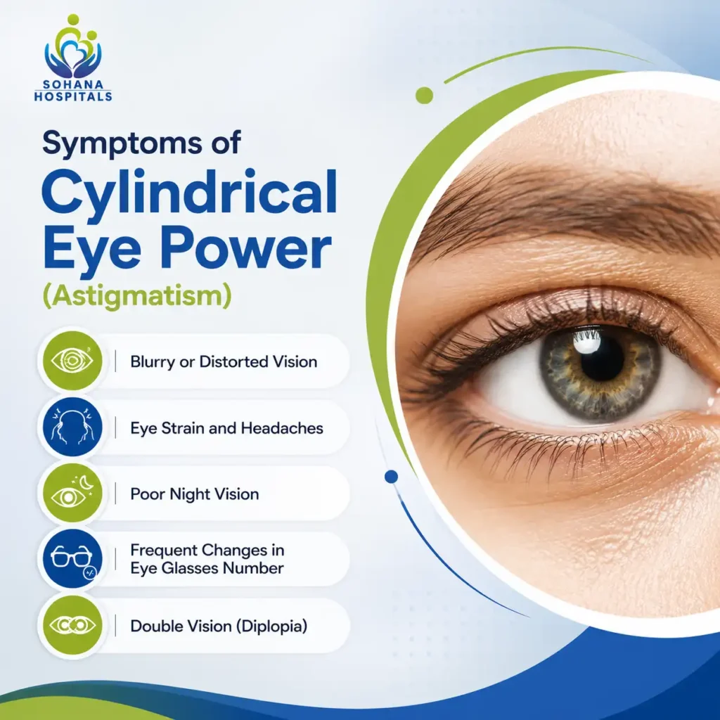 Symptoms of Cylindrical Power