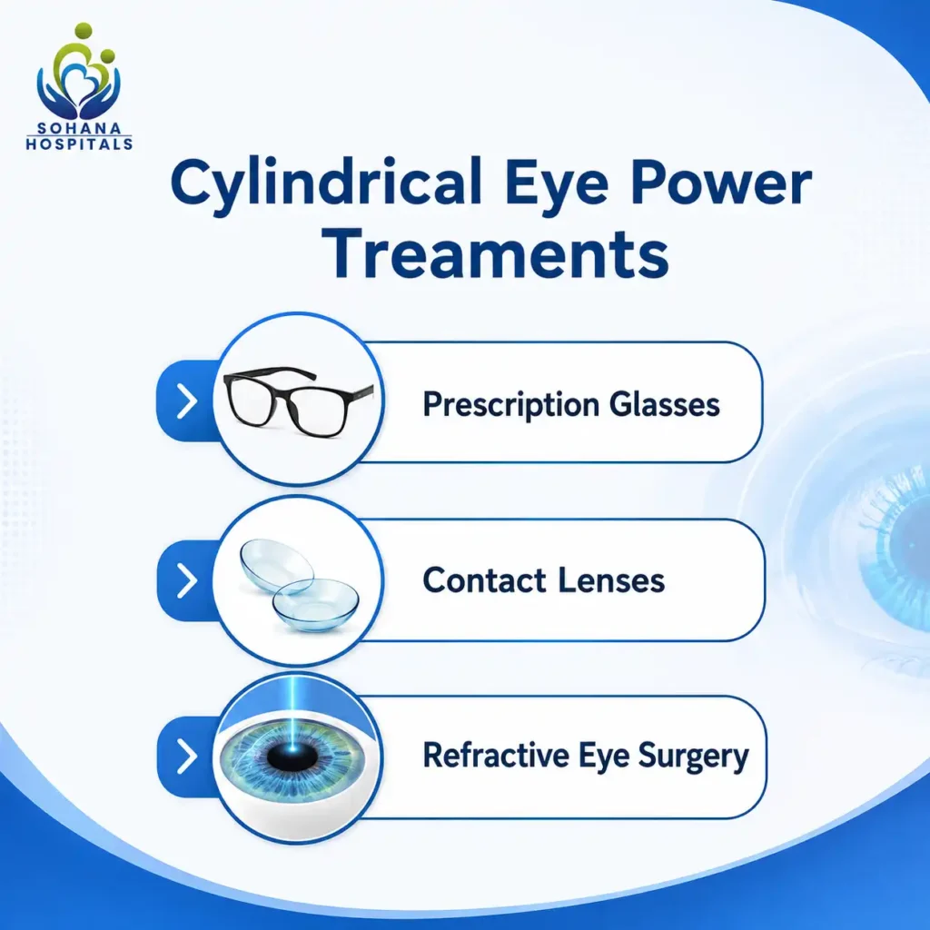 Cylindrical Eye Power Treatment