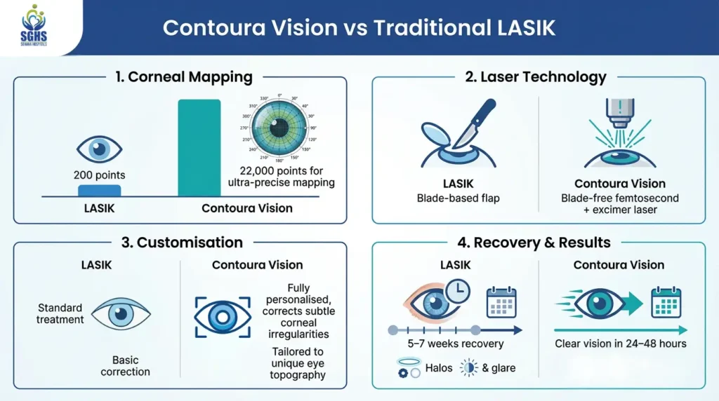 Differences Between Contoura Vision and Traditional LASIK