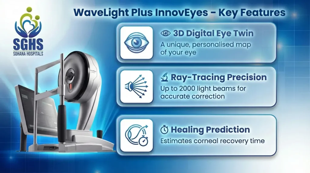 Features of Wavelight Plus InnovEyes