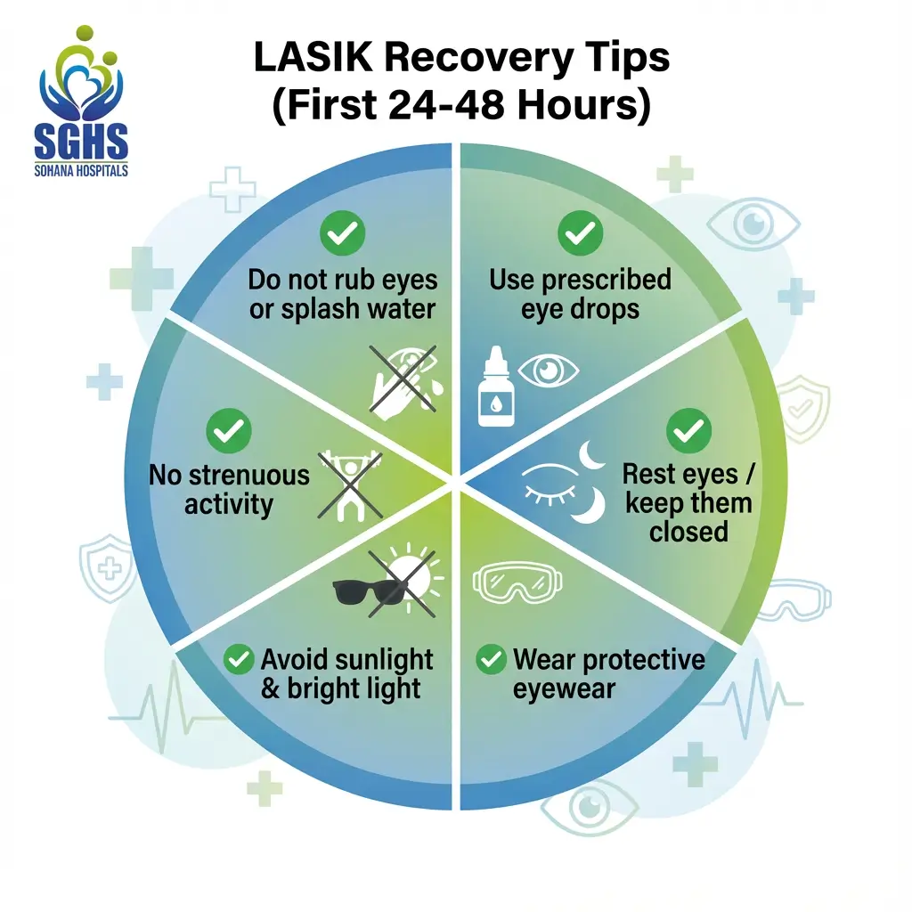 LASIK Recovery Tips - First 24-48 Hours