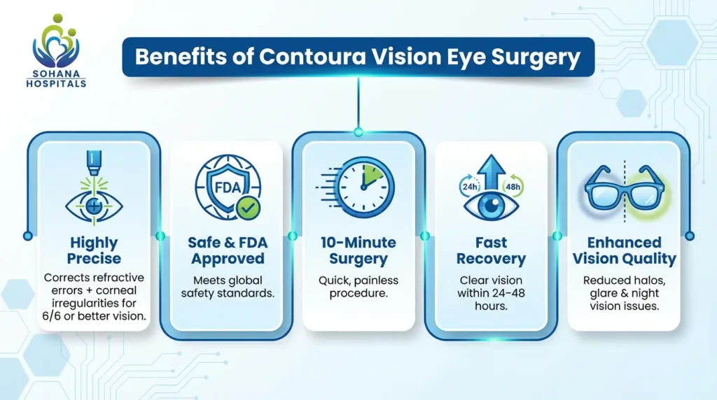 Benefits of Contoura Vision Eye Surgery