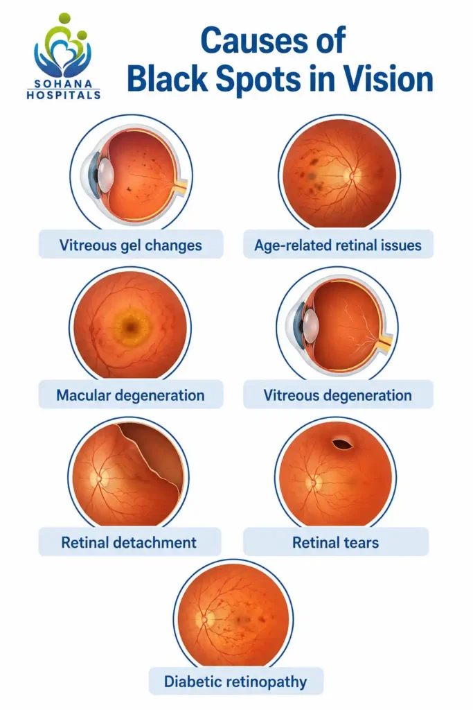 Causes of Black Spots in Vision