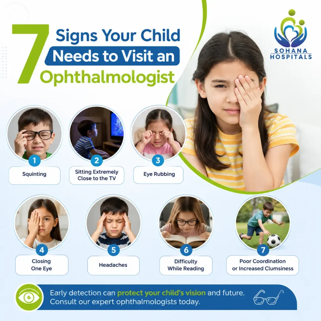 7 Signs your child needs an ophthalmologist