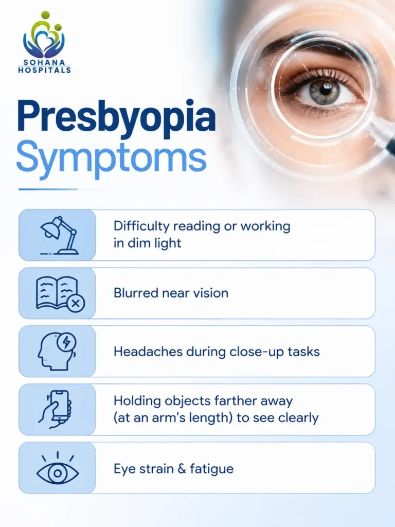 Presbyopia Symptoms